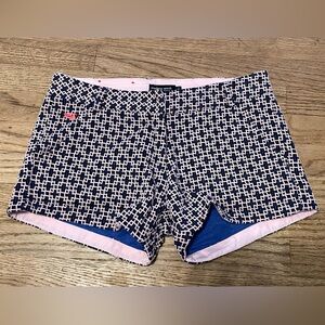Southern marsh Navy and Pink Patterned‎ Shorts